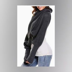 Womens Crochet Knit Scarf Shawl